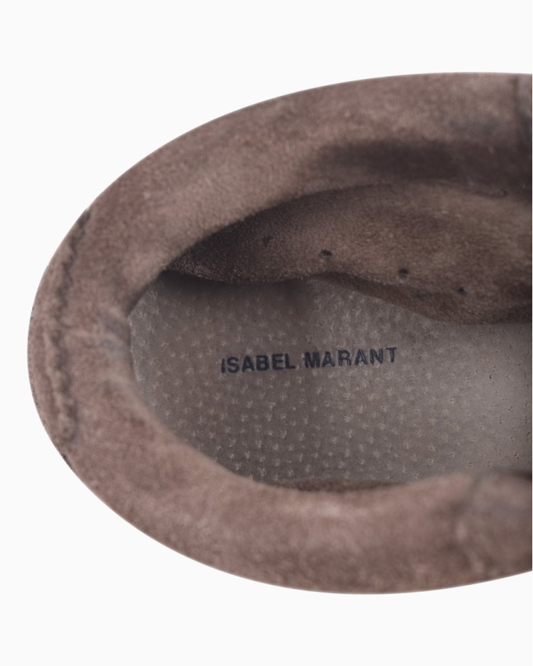 Bota Isabel Marant Original Brogue Camurça Cinza Feminina